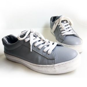Deuce gray leather sneakers